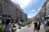 Newcastle Grey Street visualisation