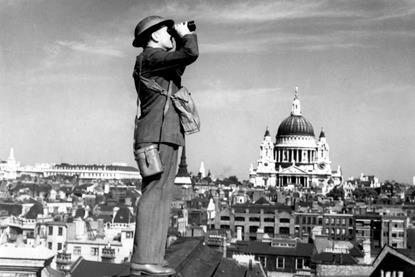 Air raid spotter London shutterstock